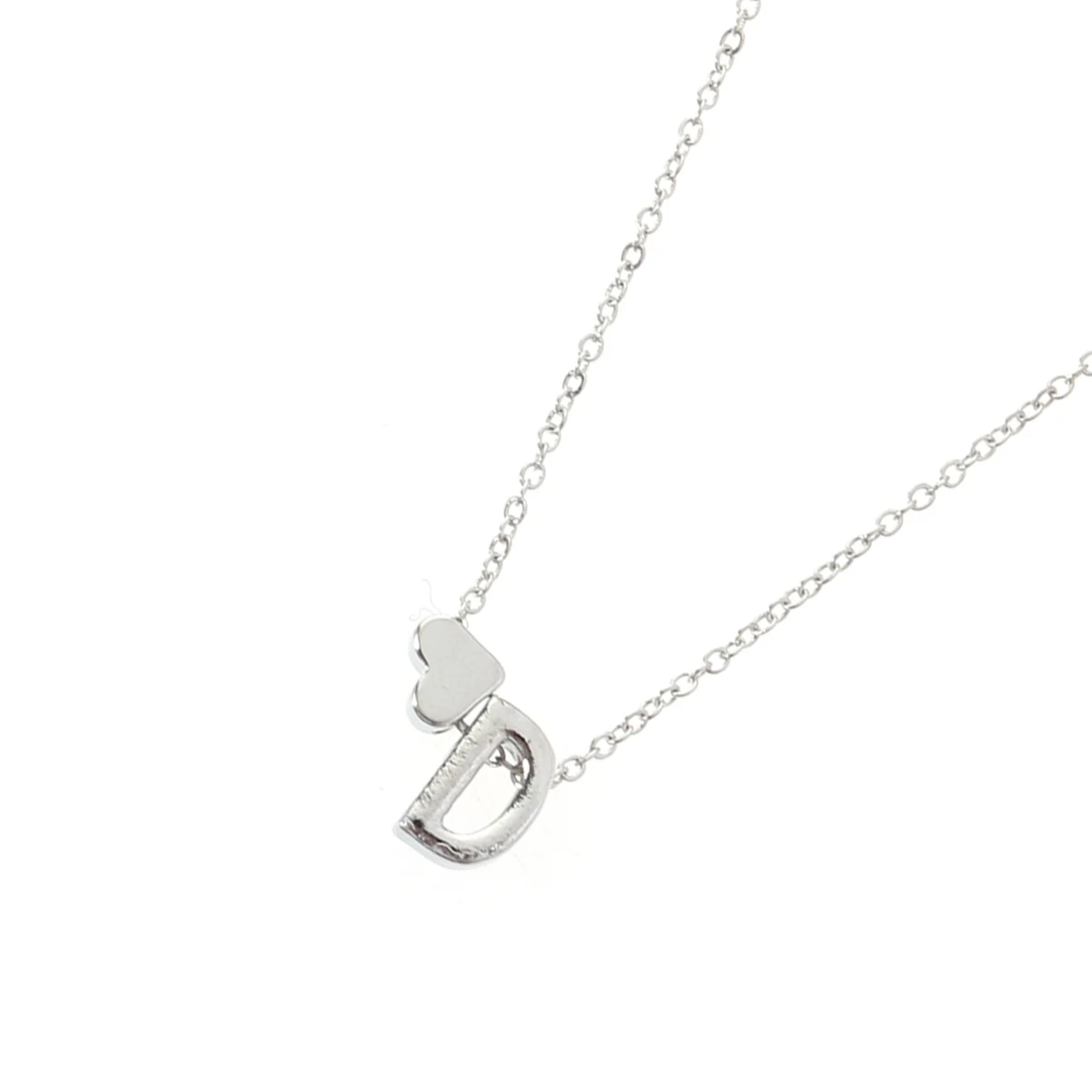 

Peach Heart Necklace Jewelry Gold for Women with Initial Necklaces Letter Alphabet Kids Jewellery Girls