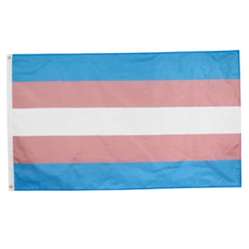 1Pc Attractive Appearance 90*150cm LGBT Transgender Pride Flag Of Trans Double Penetration Decorative Crafts