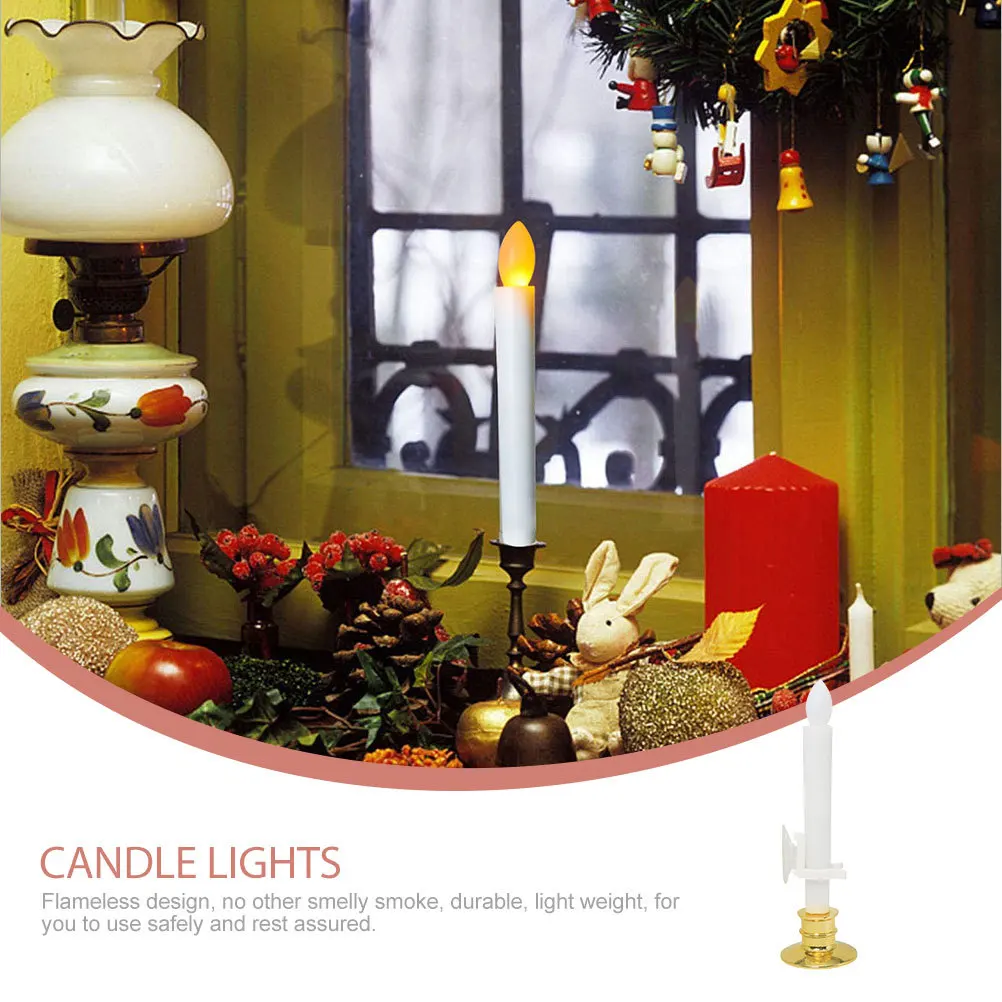 

6Pcs LED Flameless Lights Operated Reusable Decorative Lamps for Birthday Wedding Home Decor