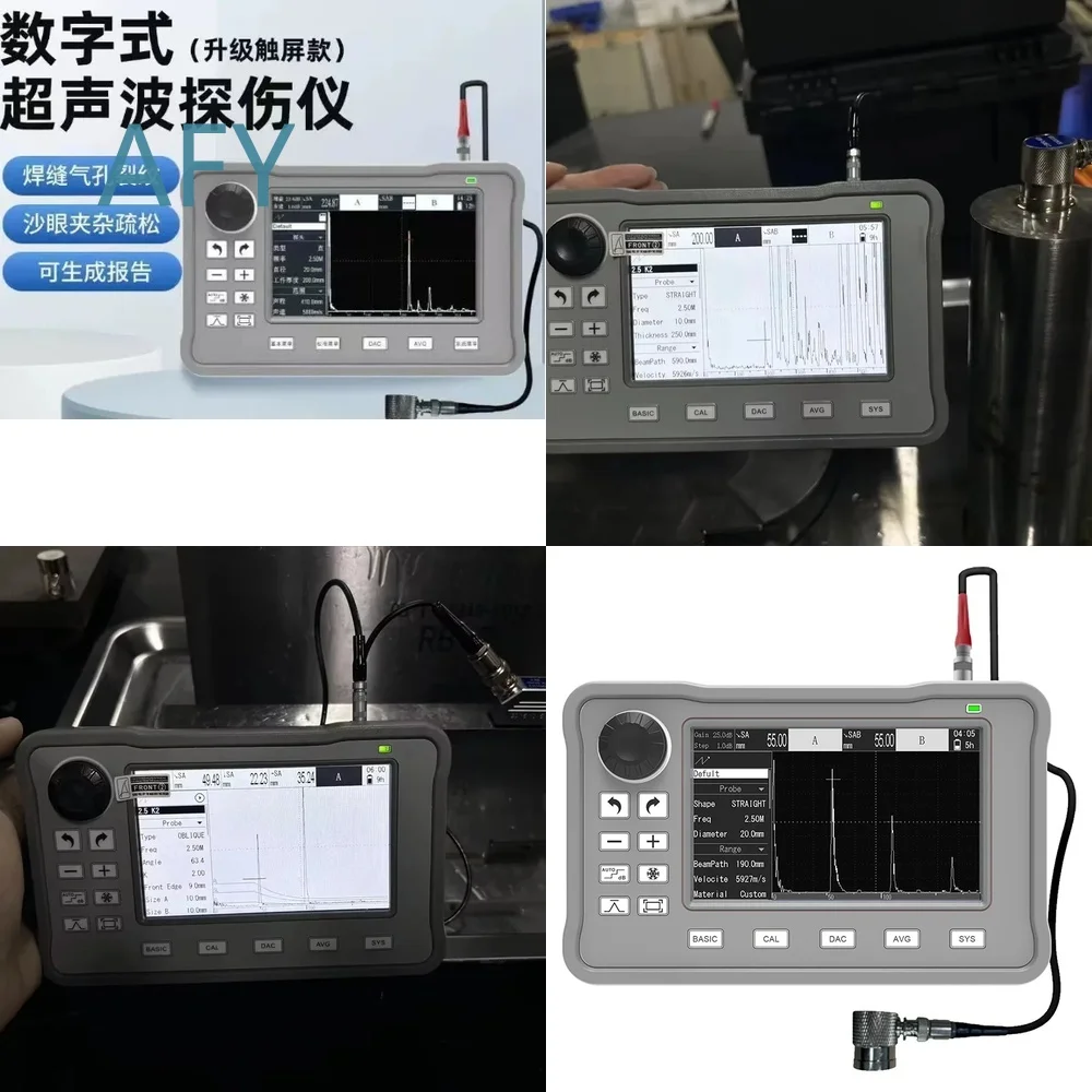 XUT910 Ultrasonic Flaw Detector for Metal Steel Pipes Weld Porosity Testing Nondestructive Testing NDT Equipment Industrial