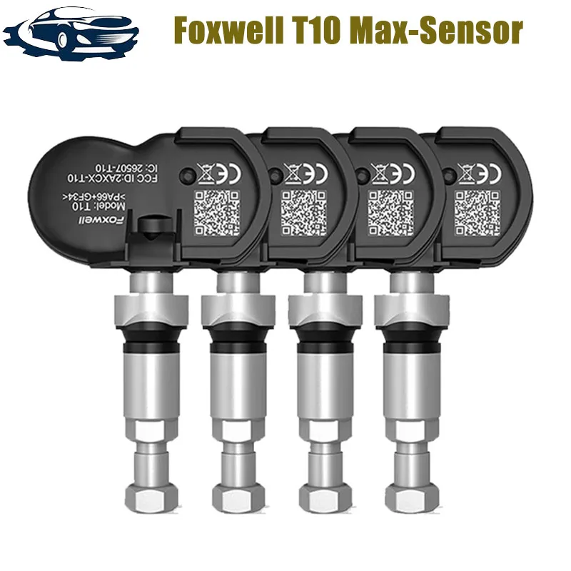 

2024 Foxwell T10 MX-Sensor TPMS 433MHz 315MHZ Sensor Tire Pressure Monitor Tester Clone-able Programmable Test Repair Tool