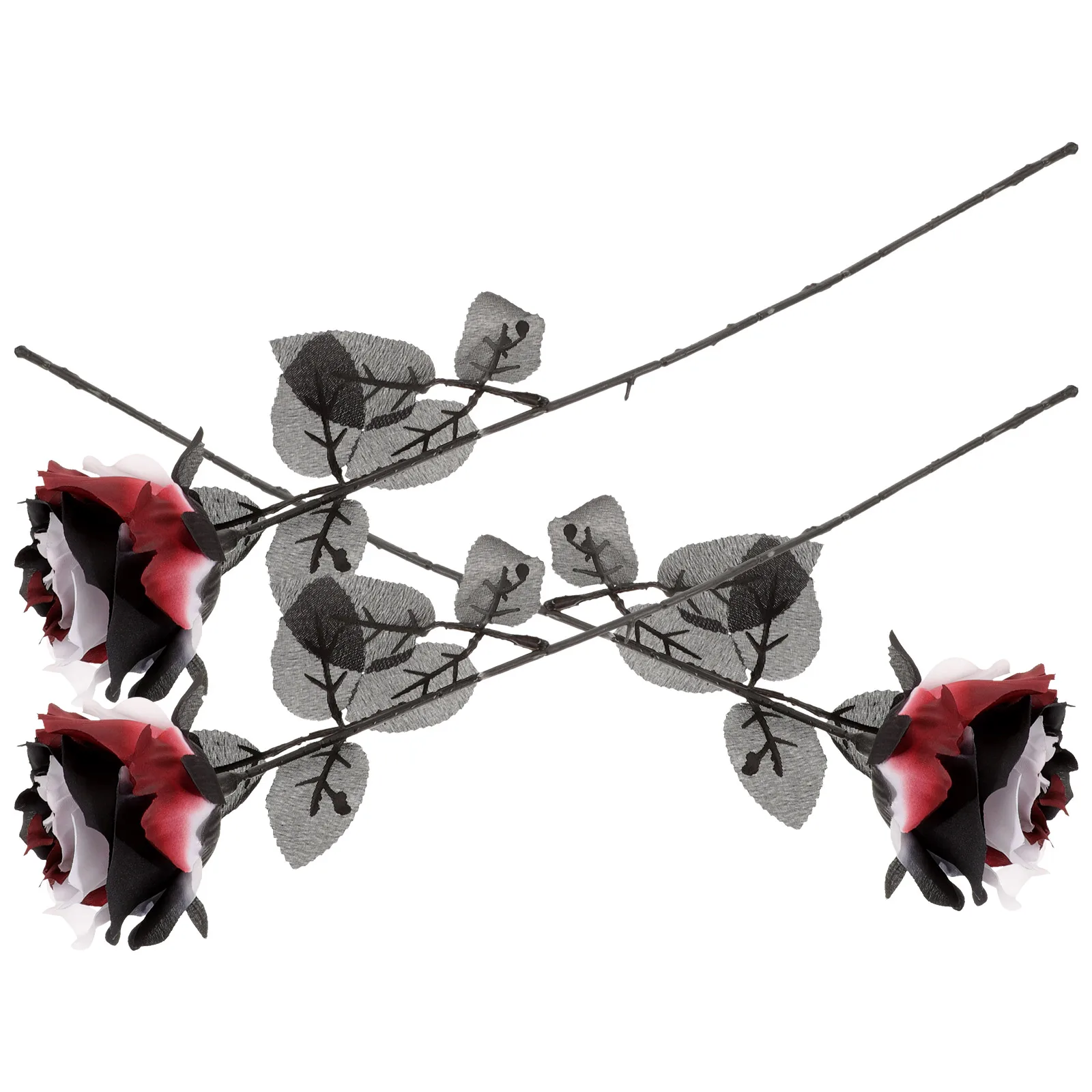 

3 PCS Room Decor Simulated Rose Props Decoration Halloween Decorative Wedding Party Supplies