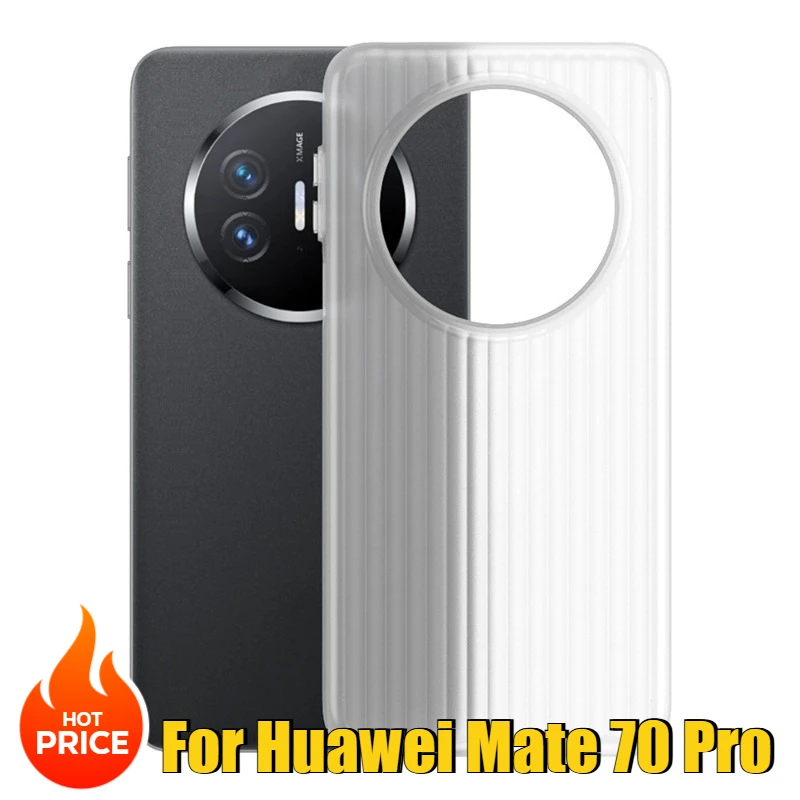 For Huawei Mate 70 Pro Corrugated Grating Magnetic Protective Case Mobile Phone