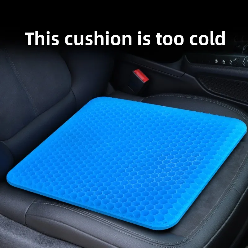 Breathable Summer Honeycomb Gel Cushion, Relieve Tailbone & Back Pressure Pain for Home, Office, Car and Wheelchair