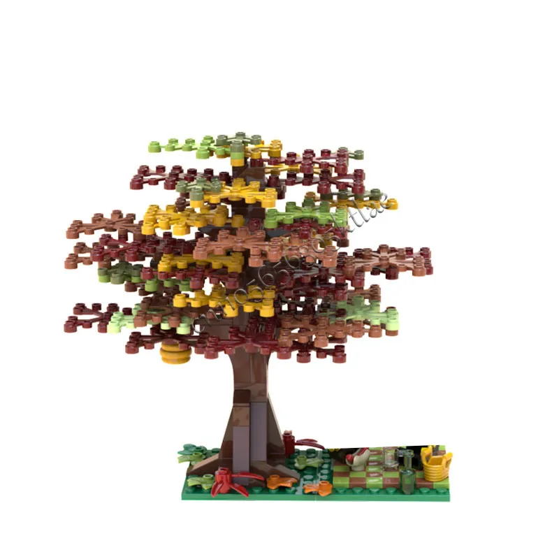 202 PCS Trees It's Just a Tree! Autumn MOC Customize Modular Building Block Model Simple Creative Design DIY Festival Toy Gift