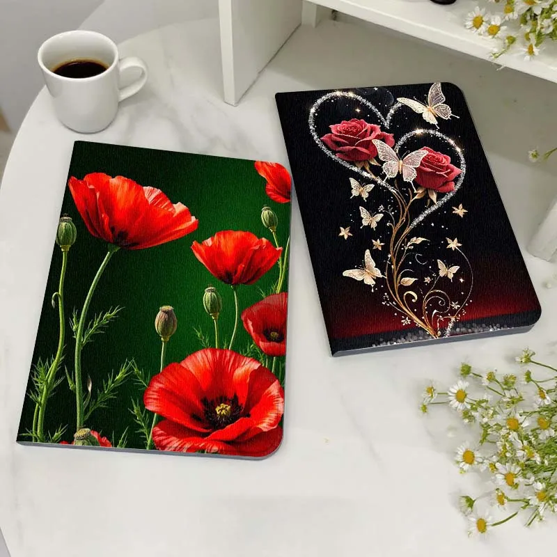 

Чехол для планшета Heart Rose Butterfly Light для Samsung Galaxy Tab S7 S8 S9 S10 FE Lite, подарок