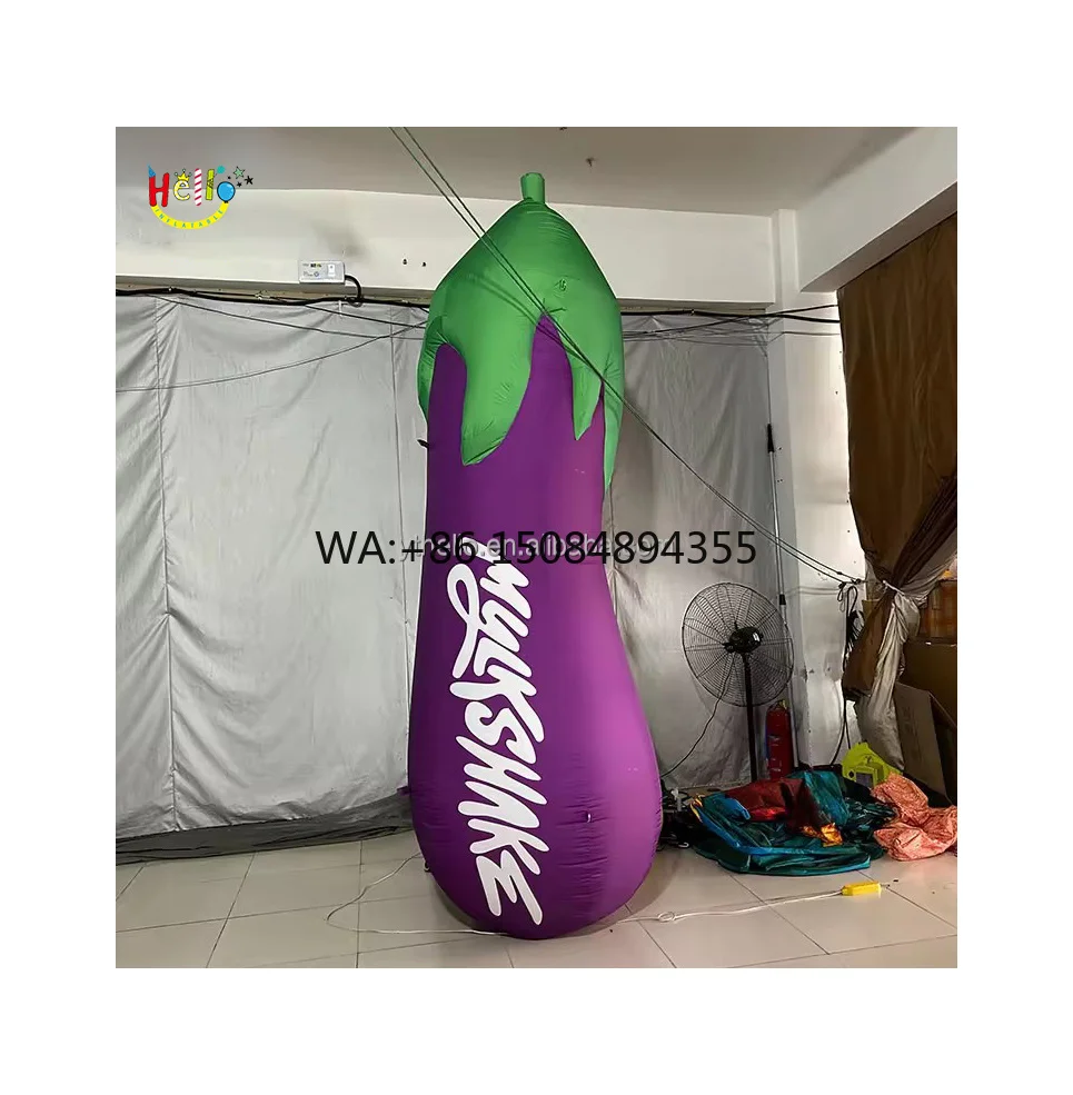 Outdoor Adverting Inflatable Eggplant Inflatable Vegetable Inflatable Product