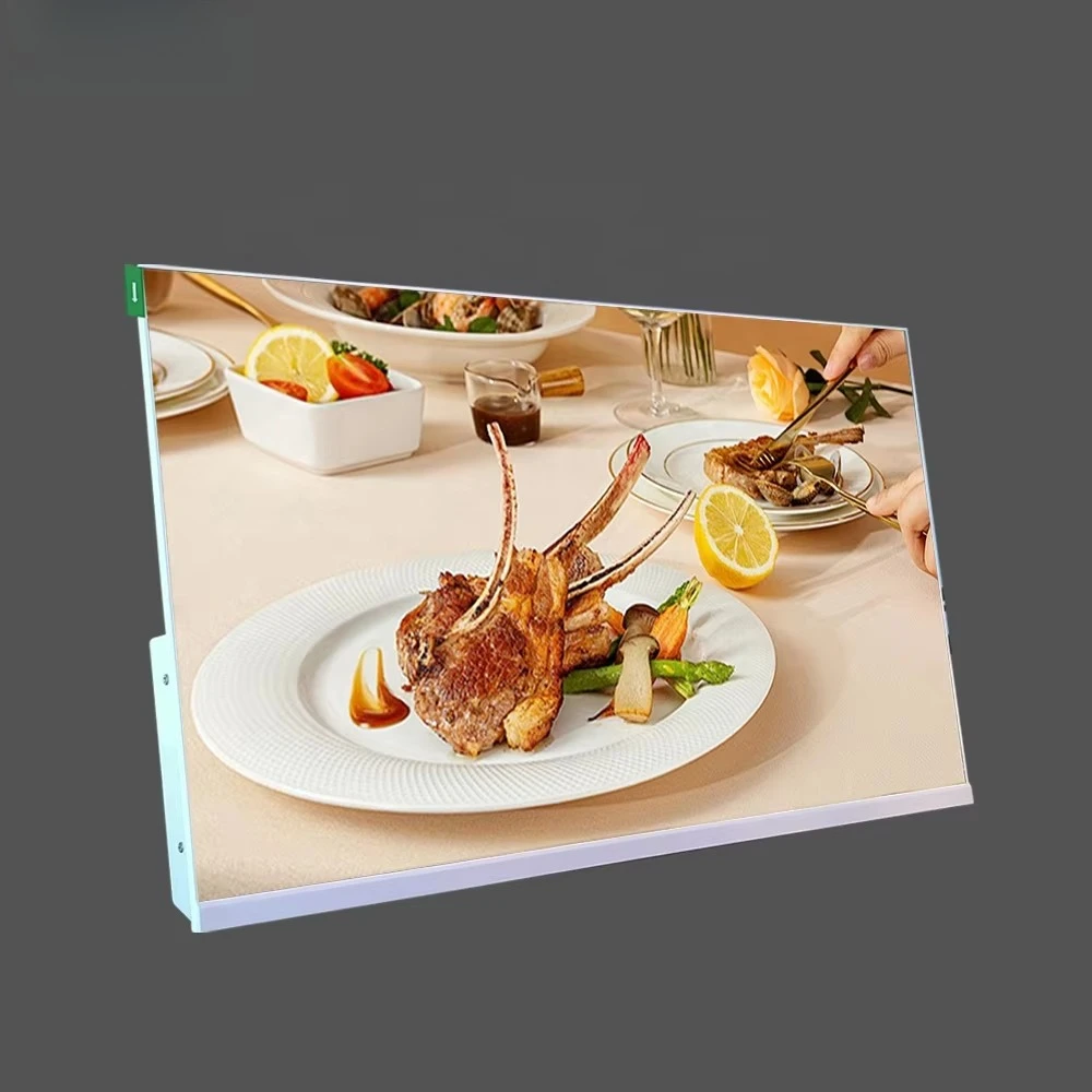 

LCD Menu Table Player Retail Store Display Advertising Light Box Screens Shopping Mall Restaurants Digital Signage