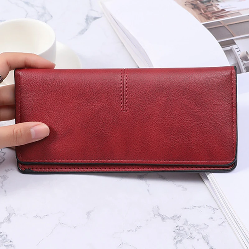 Neue frauen Brieftasche Dame Geldbörsen Handtaschen Geldbörse Mode Schnalle Lange Kupplung Brieftaschen Karte Halter für Frauen Burse Taschen monedero