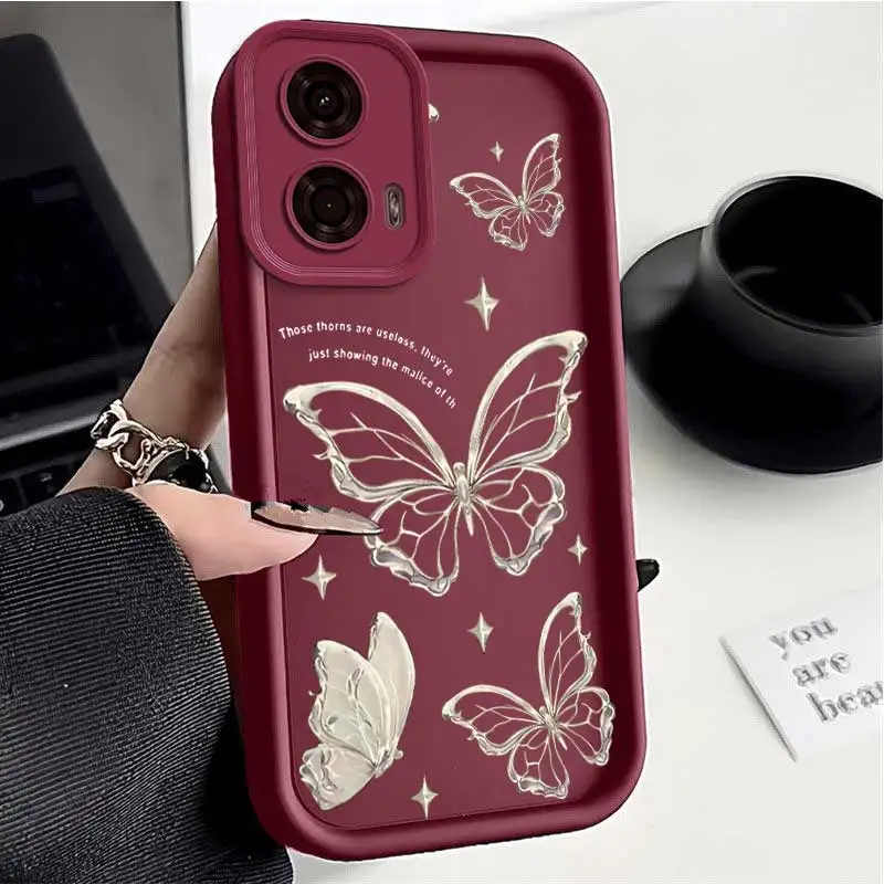 G24 Star Butterfly Sky Eye Ladder Phone Case For Motorola Moto G24 Cover