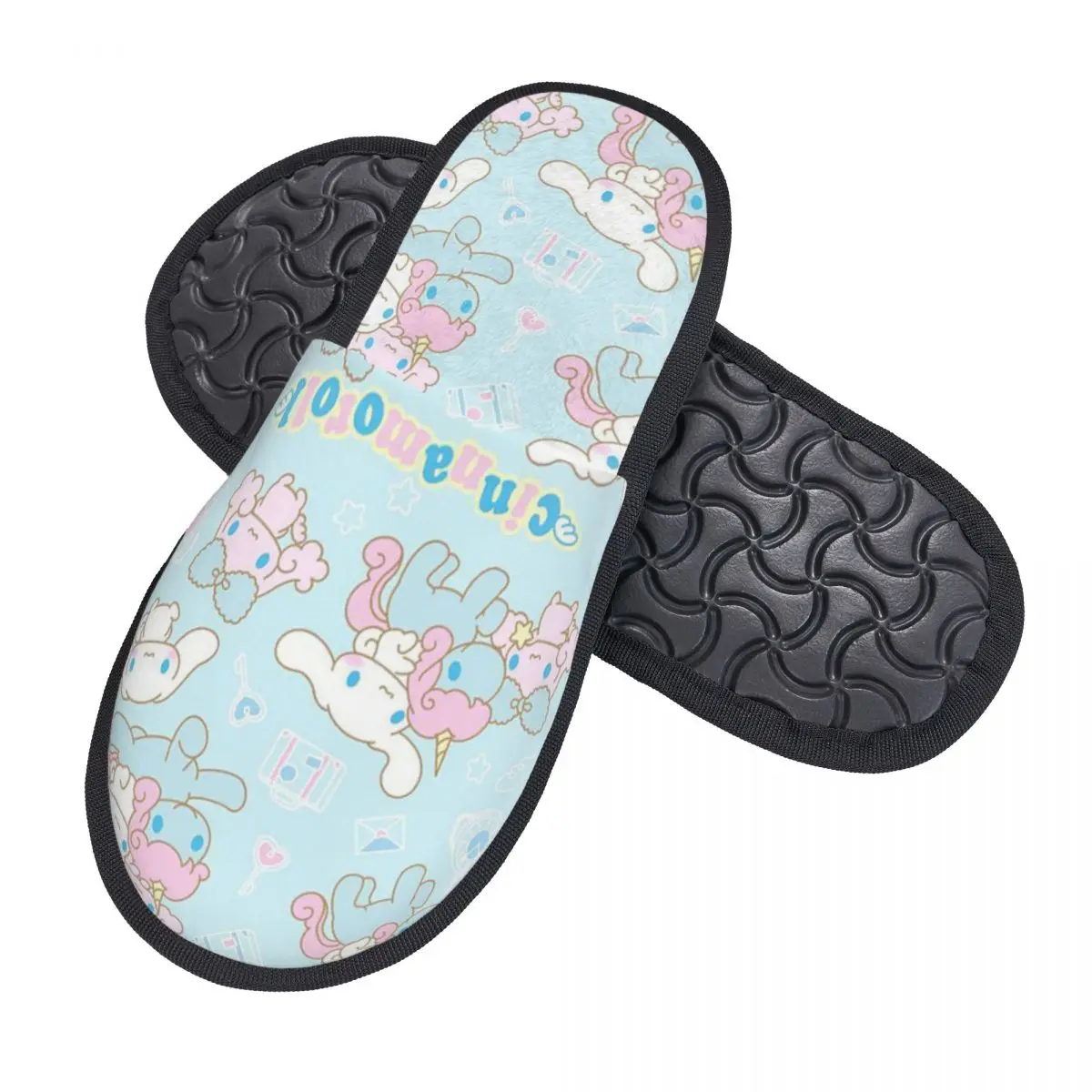 Custom Anime Cartoons Cinnamoroll Guest Slippers for Bedroom Women House Slipper