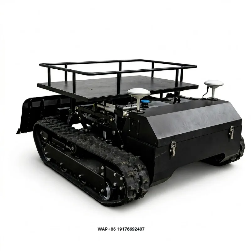 T1 900A Tracked Remote Control Lawn Mower 608CC 22HP Hybrid Grass Cutter for Orchard Slope Farm