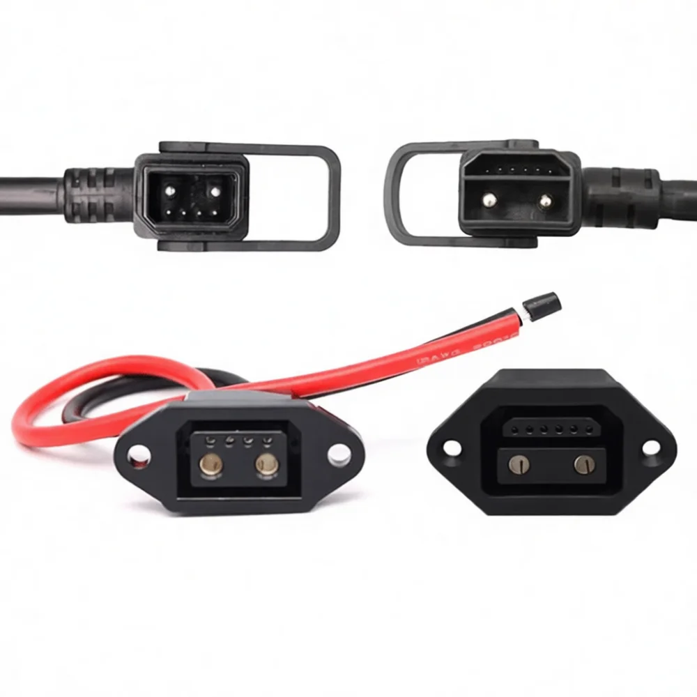 Electric Scooter Battery Charging Cable 2Plus6 Power Adapter Cord 2Plus4 Connector Plug Socket For Lithium Swap Station