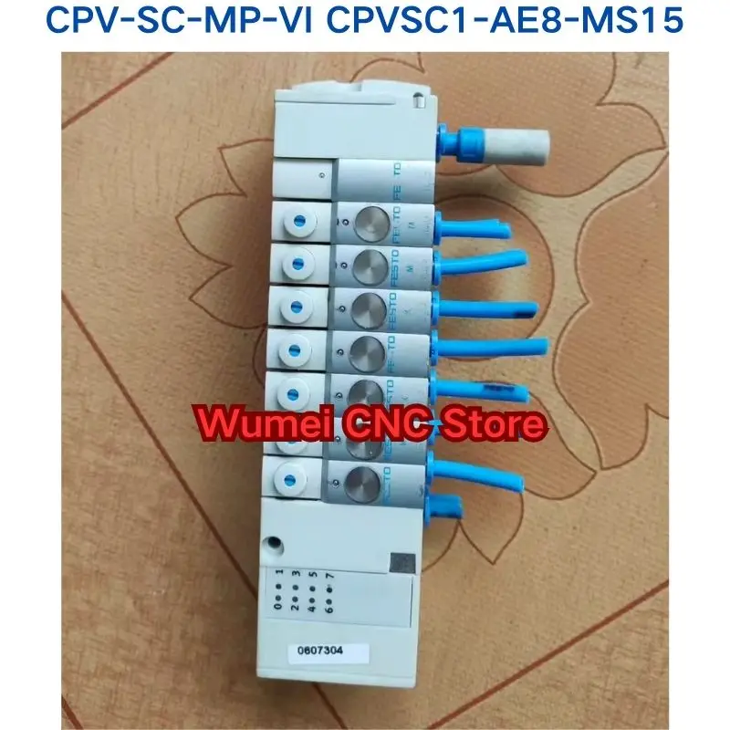 Second-hand test OK  FESTO Electromagnetic valve assembly  CPV-SC-MP-VI 525675 CPVSC1-AE8-MS15  530475