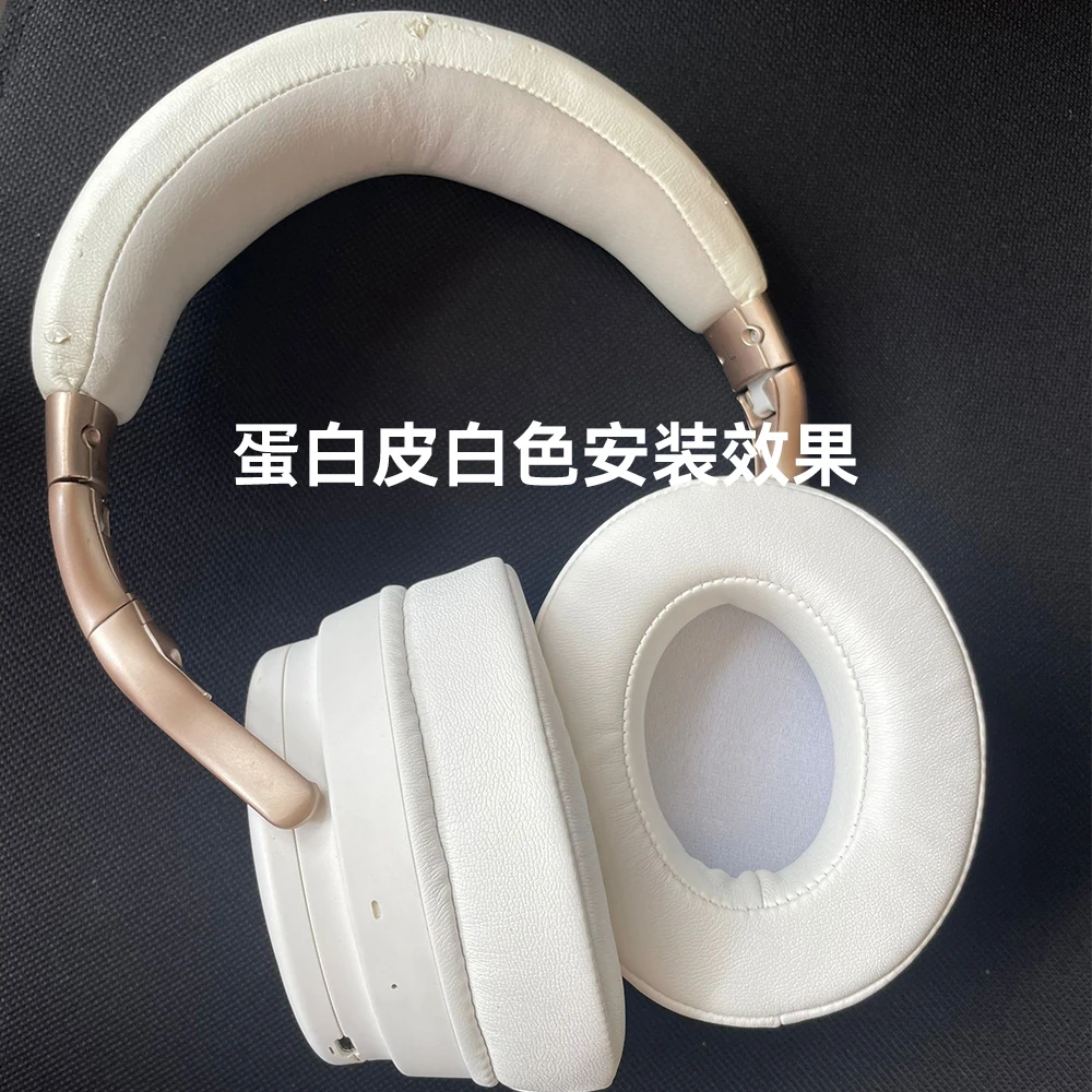 GC25W nauszniki do Denon AH-GC25W AH-GC25NC AH-GC30 nauszniki akcesoria do słuchawek PU zestaw słuchawkowy poduszki nauszne — zdjęcie produktu 5