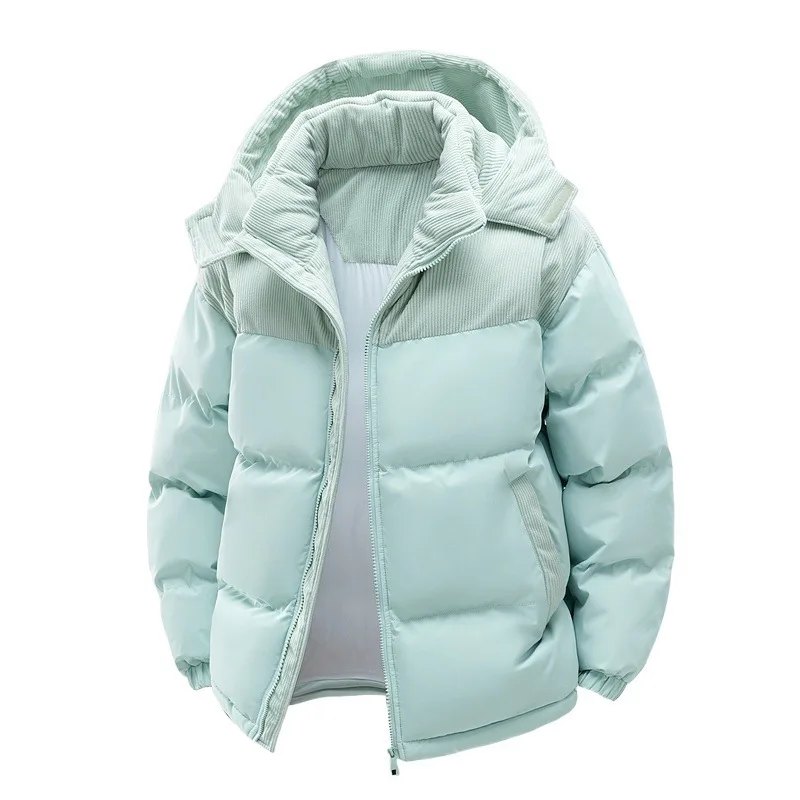 Autumn Winter Men Outdoor Removable Hooded Windbreak Jacket Coats Men Warm Outwear Casual Fashion Solid Parkas Jacket Male Tops