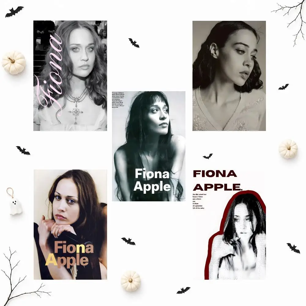 Singer F-Fiona Apple Painting Calligraphy High-Definition With Textured Finish Modern Style For Hallway Wall Art Decor