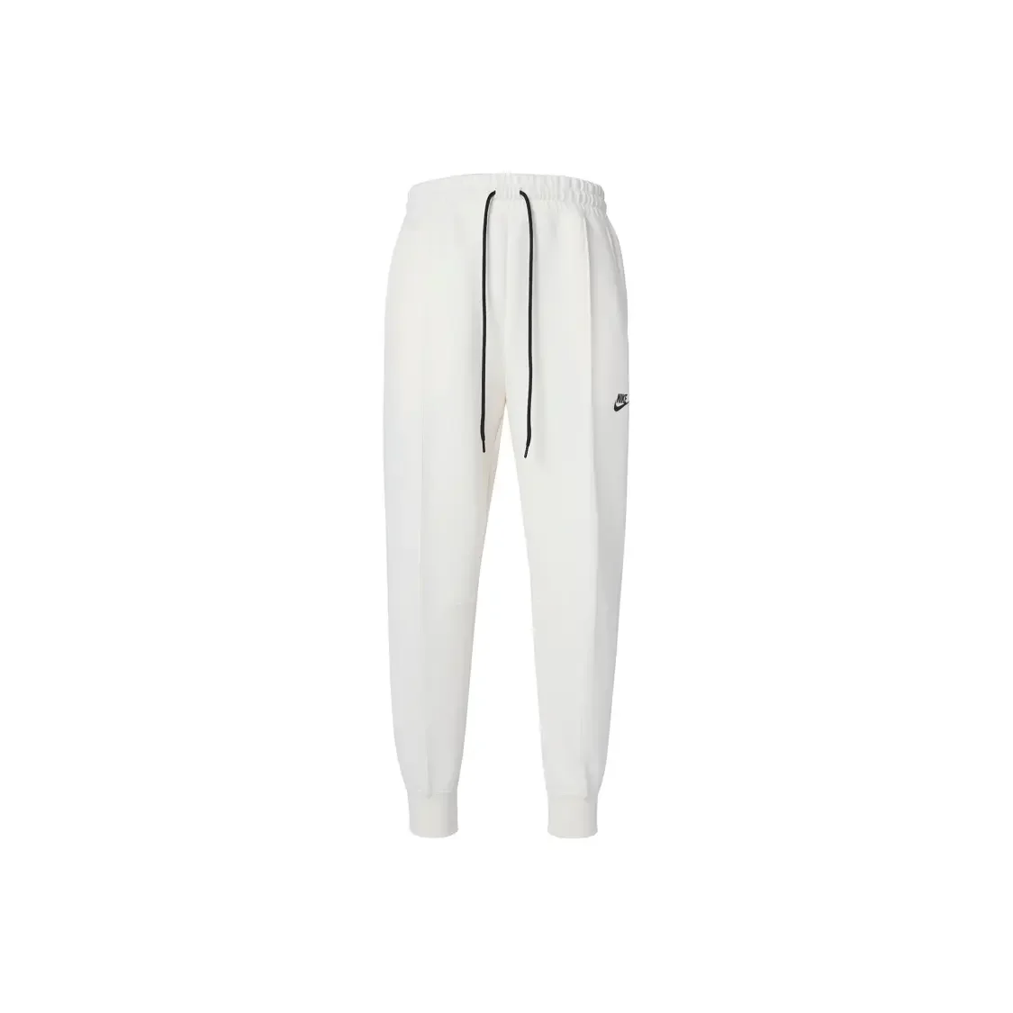 Nike Sportswear Tech Fleece Solid Color Lace-up Cuffed Casual Women Casual Knit Sports Pants White FB8331-110