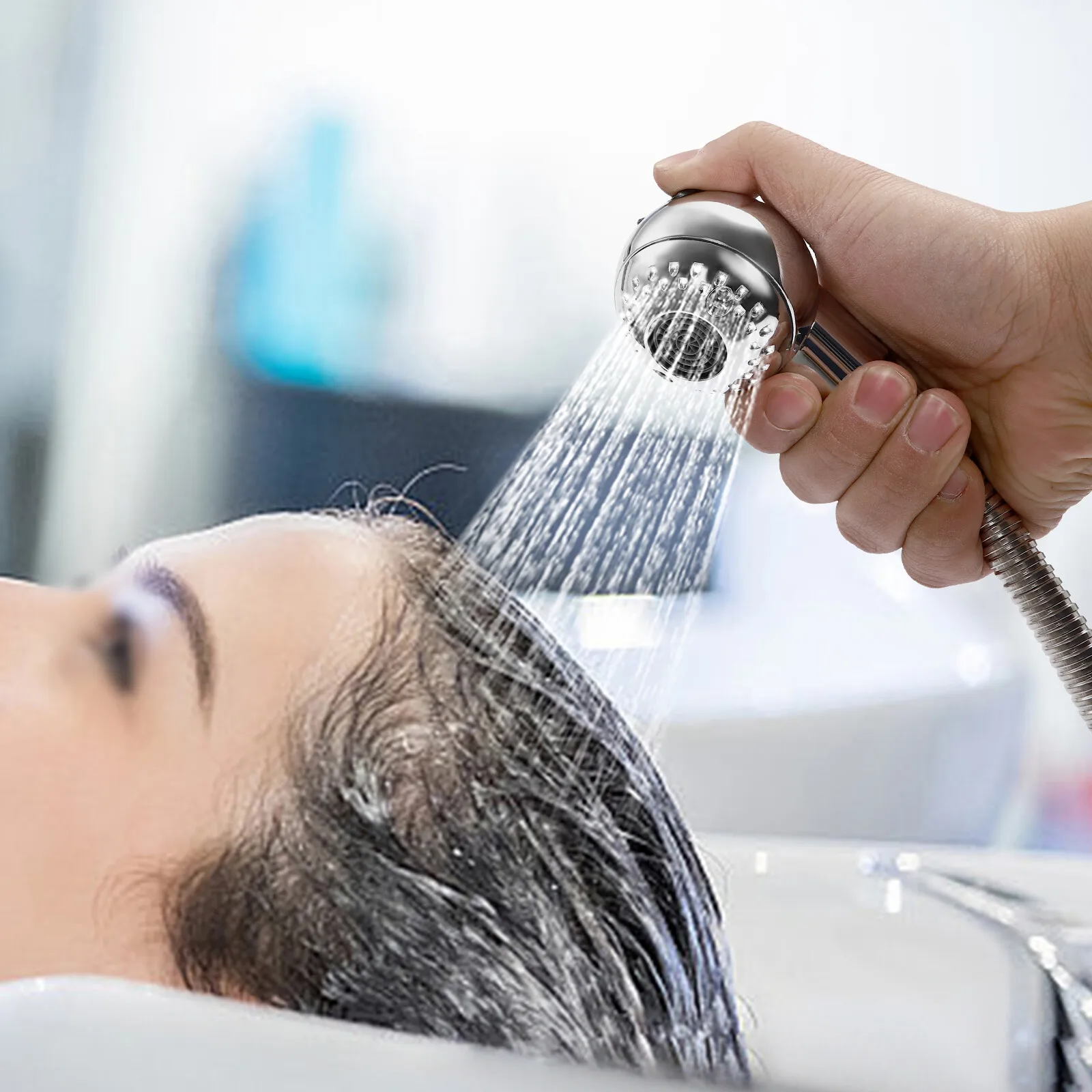 

Новый салон, насадка для душа, шампунь, смеситель для ванны, спрей для ванны со шлангом 120 см