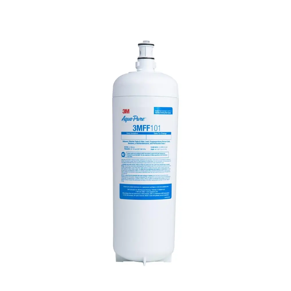 Under Sink Full Flow Drinking Replacement Water Filter 3MFF101, For Aqua-Pure System 3MFF100