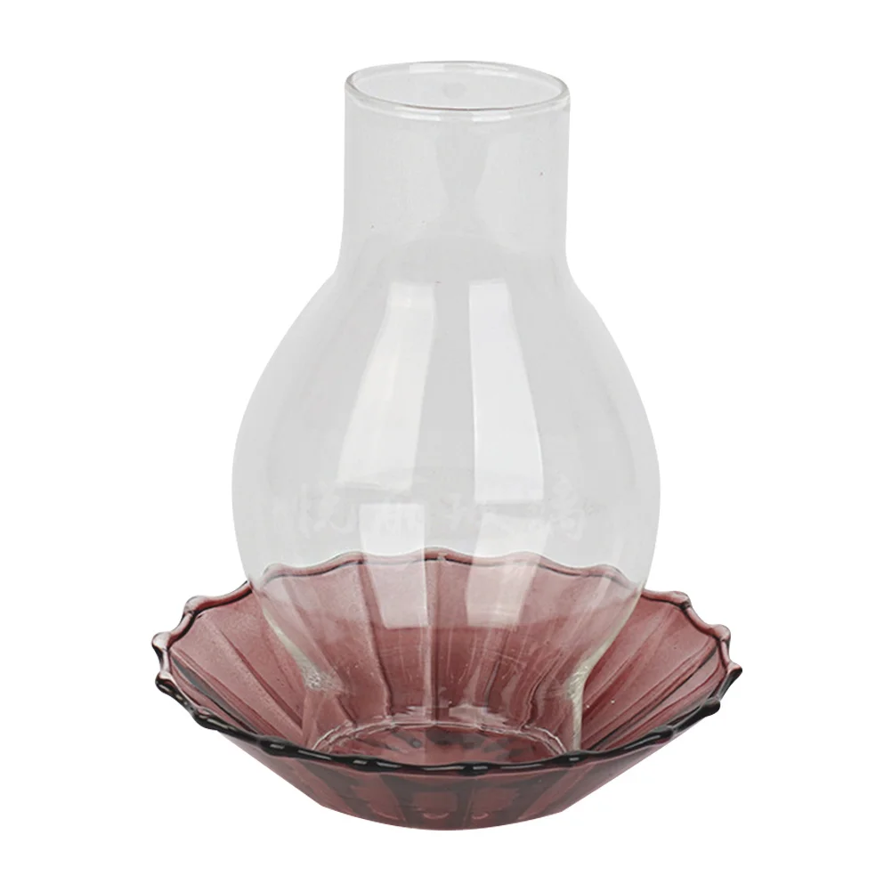 1 ensemble de chandeliers en verre de Style rétro coupe-vent, support à haute teneur en Borosilicate, décoratif pour la maison, Banquet de mariage