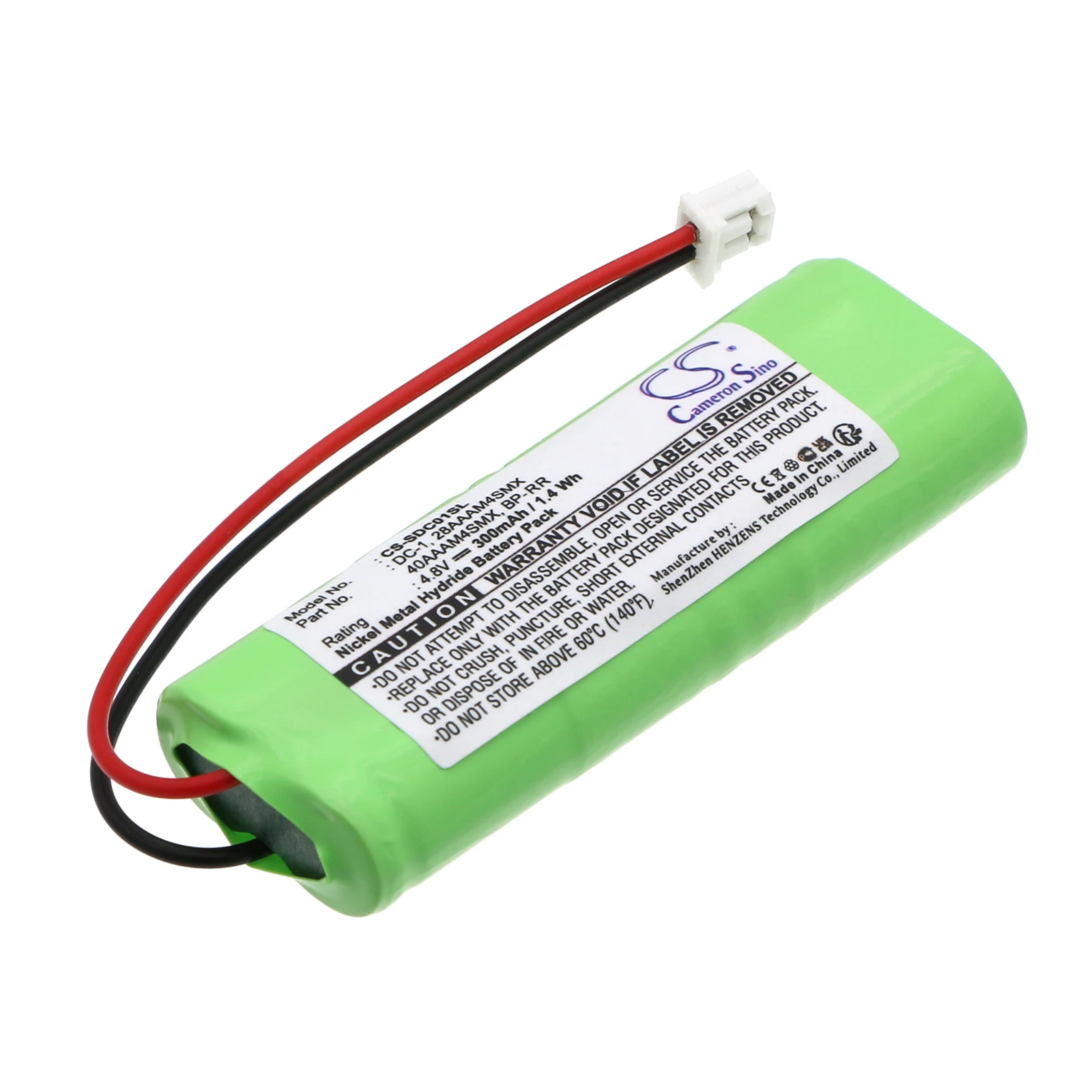 

Ni-MH Dog Collar Battery for DT Systems, 4.8V, 300mAh, Compatible Models: BTB, EDT, EZT, H20, H2O 1810, H2O 1812, H2O 1813, RH