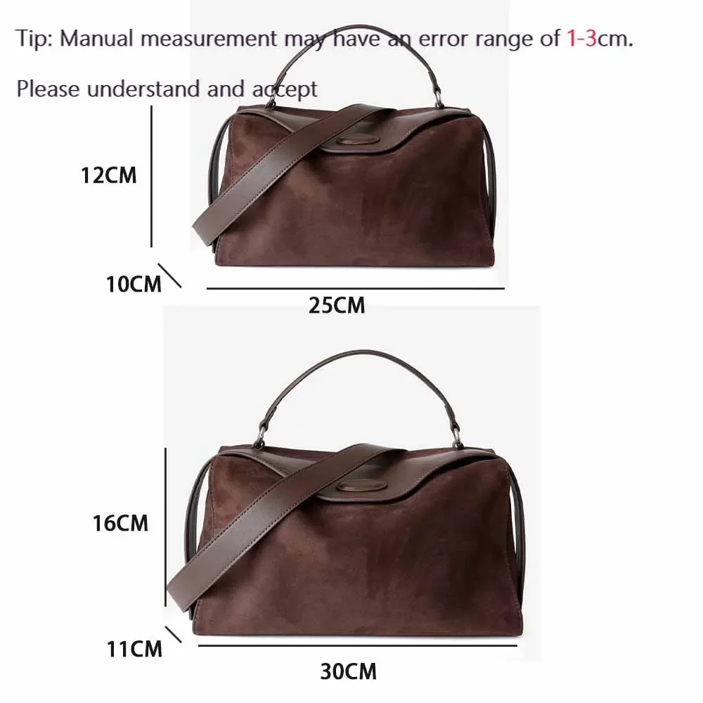 MS Soft Frosted Cowhide Leather Women Bags Luxury Designer Boston Bag Shoulder Handbag Chic Lady Autumn Daily Purses Tote 2023