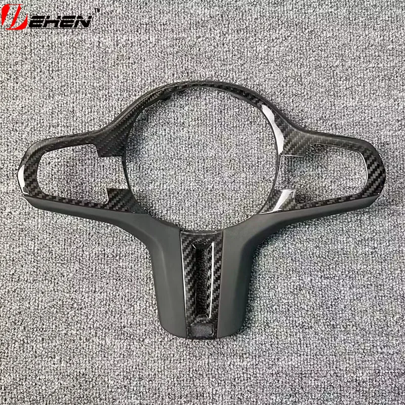 Genuinie Carbon Fiber Car Steering Wheel Kits For ID6 M5 F90 X3M F97 X4M F98 G30 G31 G38 G11 X3 X4 G02 Interior Trim