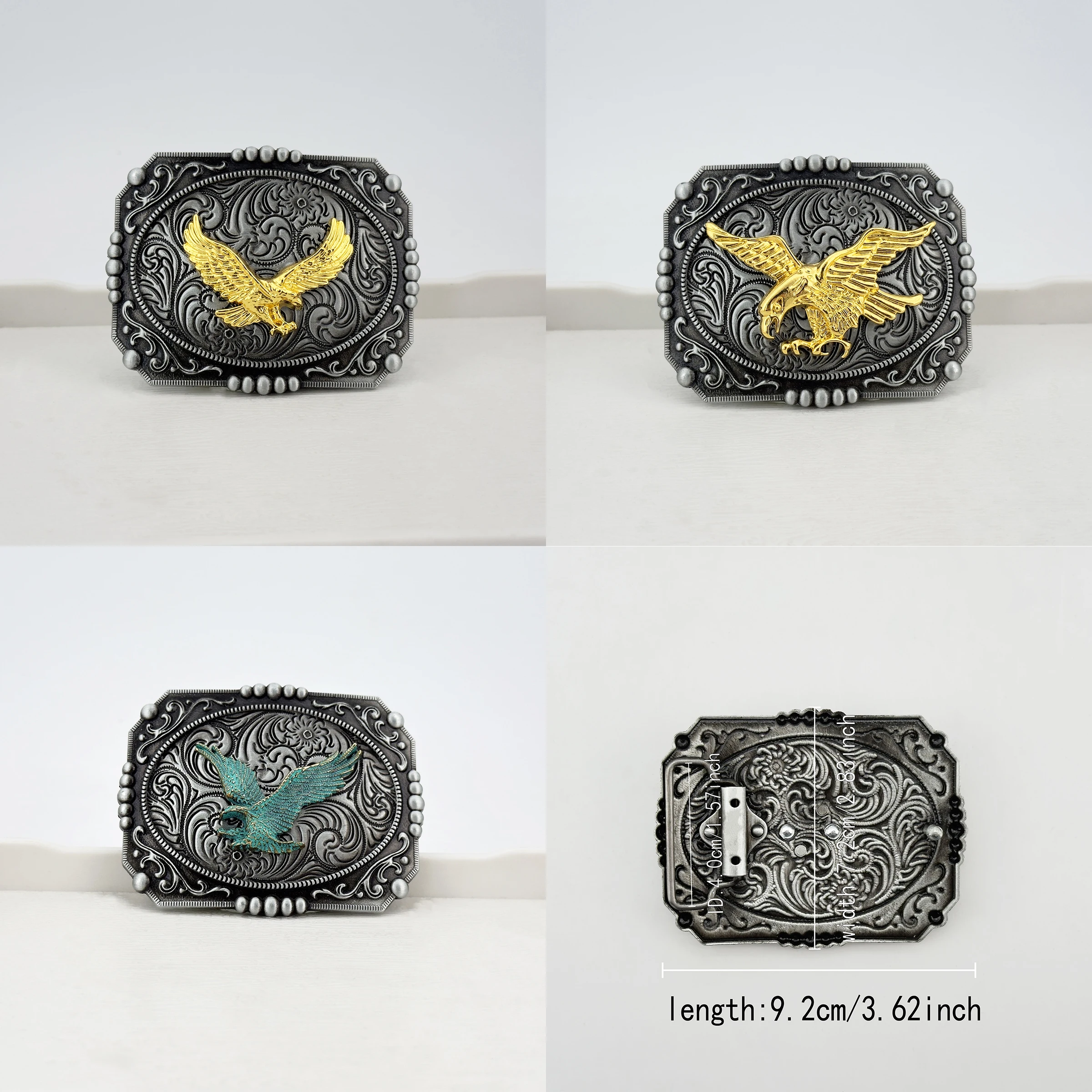 Western hot style funny eagle pattern zinc alloy belt buckle, universal for men and women, versatile fashion belt buckle head