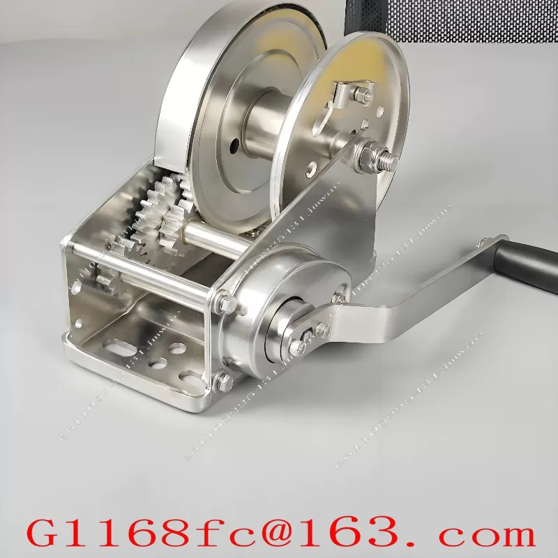304 Stainless Steel Two-way Self-locking Hand Winch Hoist Manual Winch
