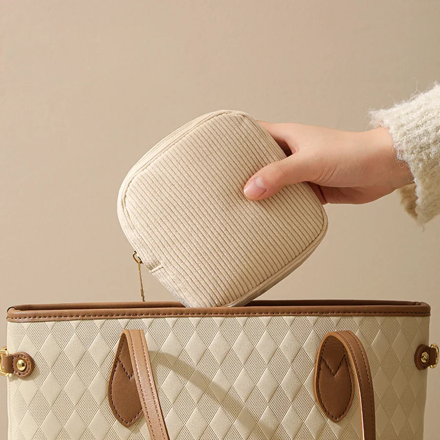 Mode Make-Up Lippenstift Damenbinden Fall Mini Kosmetische Lagerung Beutel Frauen Ins Reise Veranstalter Taschen Kleine Beutel 2025