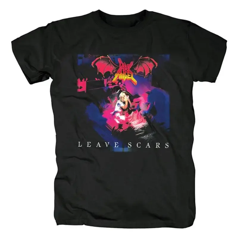 Vtg Dark Angel Band Leave Scars Cotton Black T Shirt AP312