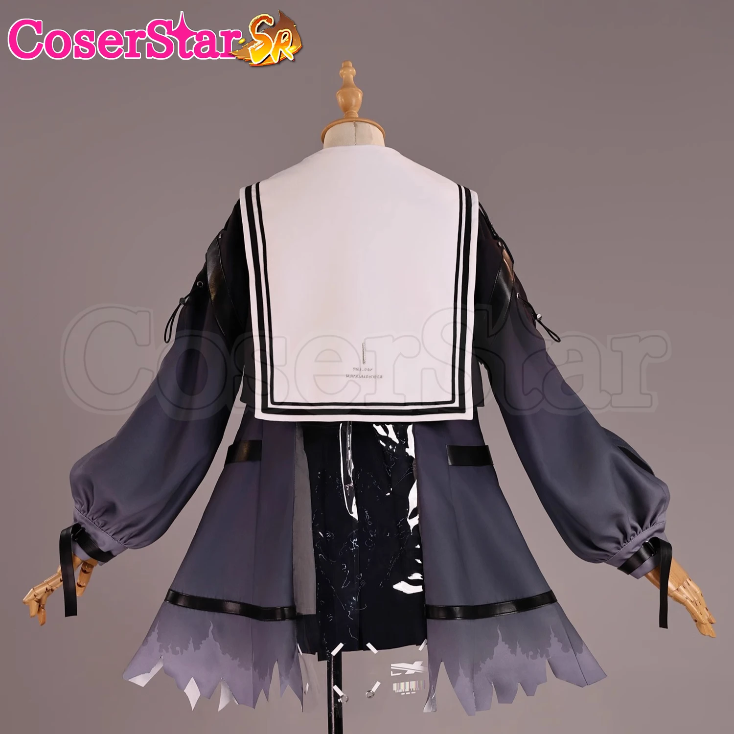 CoserStar-SR لعبة Wuthering Waves WuWa CHISA أزياء تنكرية فستان كرنفال الهالوين لعب الأدوار الهزلية شعر مستعار موحد