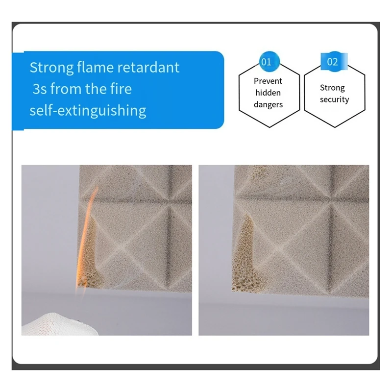 Materiale di isolamento acustico per parete con pannello in schiuma acustica piramidale Materiale di isolamento acustico in schiuma acustica