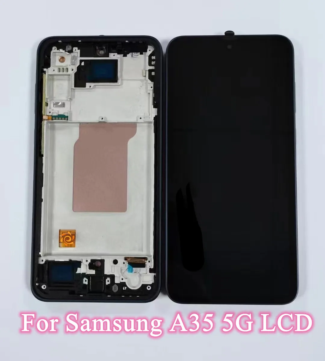 Tested LCD for Samsung  A35 Screen Replacement,for  A35 5G Display A356 SM-A356E,SM-A356B,SM-A356U Screen Touch Kit with Frame