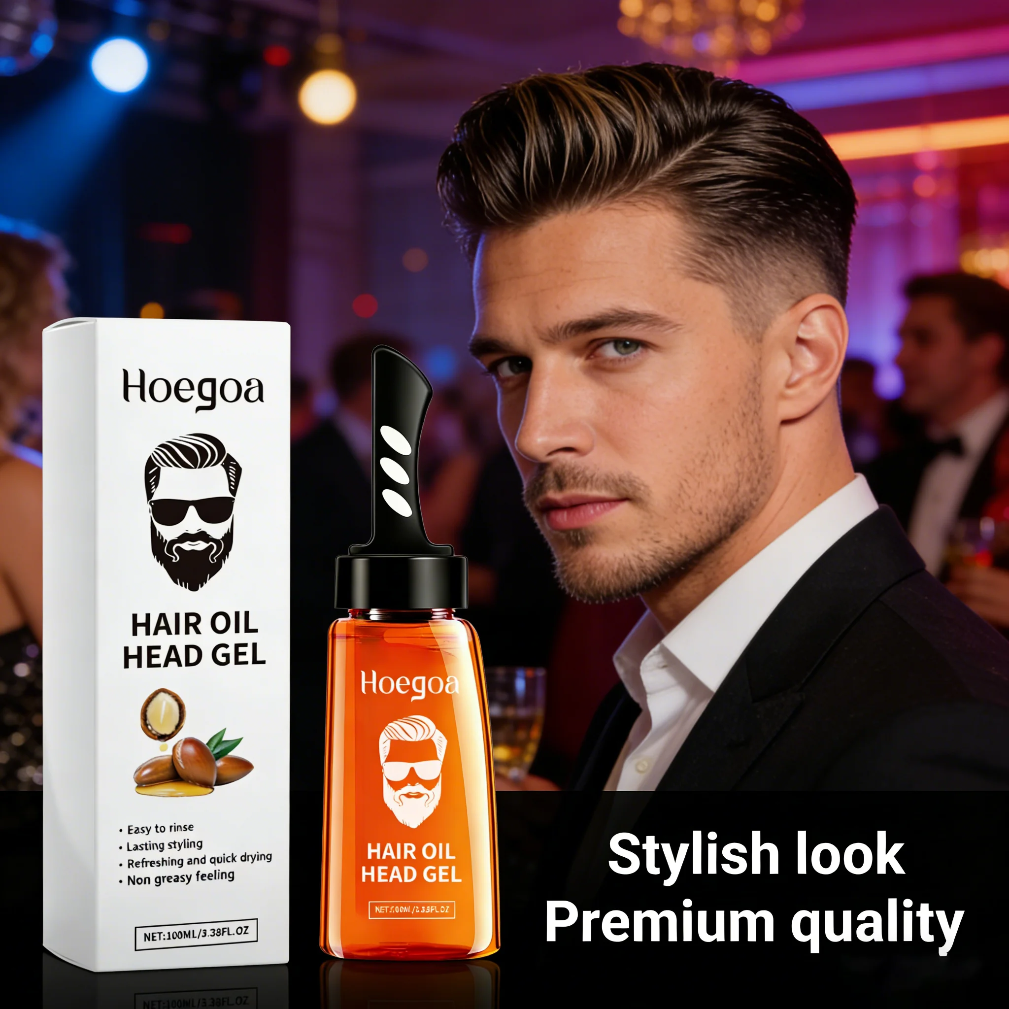 

Hair Styling Wax Gel Volumizing Hair Long-Lasting Fluffy Hair Fashion Holding Finishing Professional Men Hair Oil Styling Tools