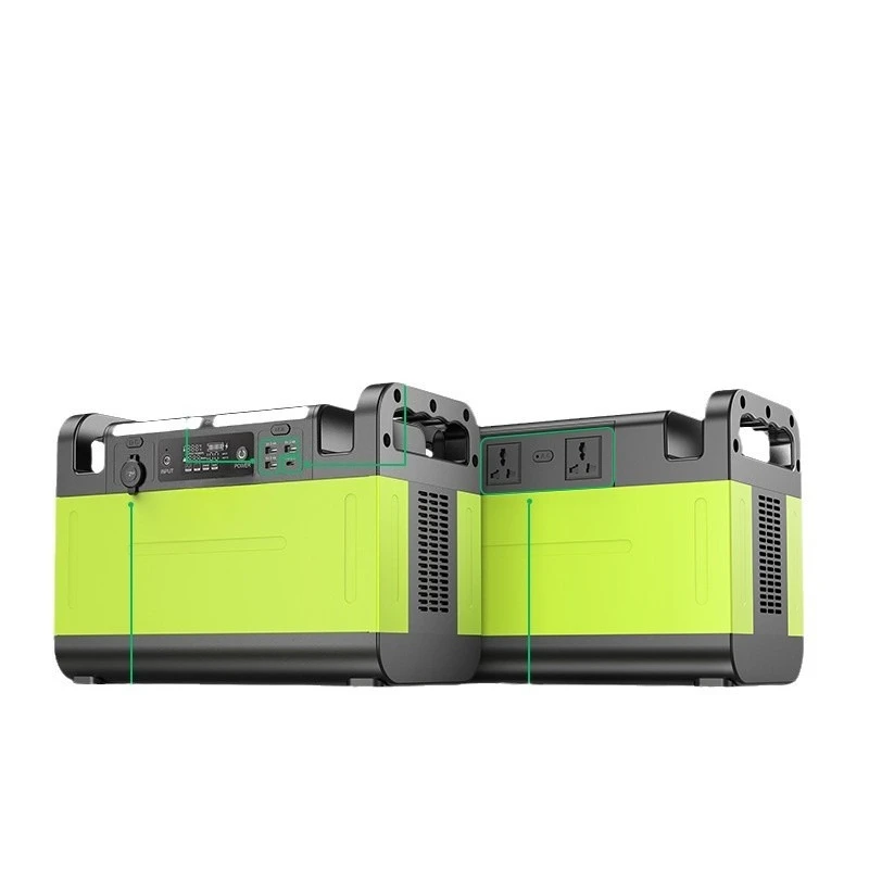 

Outdoor power supply 220V emergency power supply 1500W portable power supply lithium iron phosphate battery automobile emergency