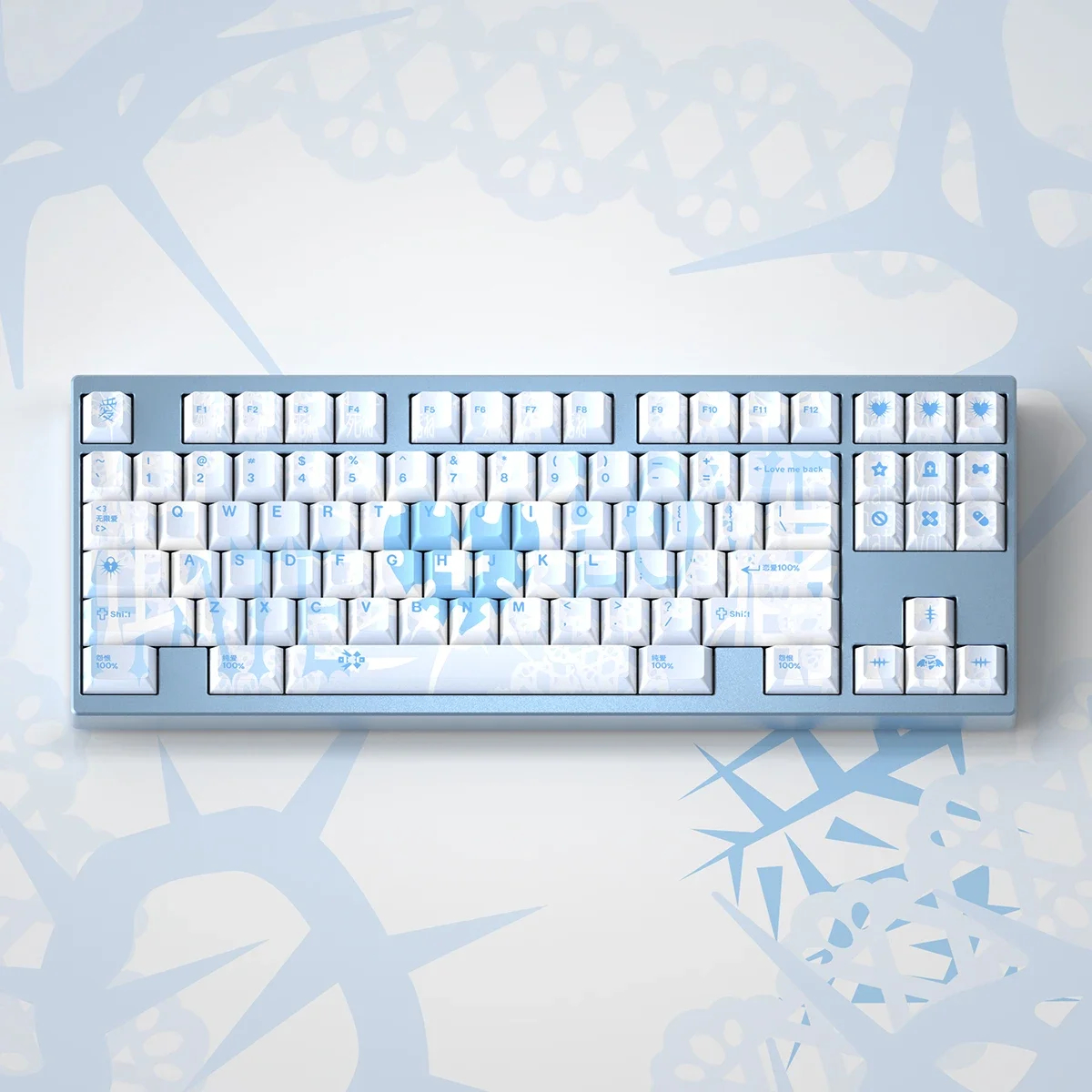 Keycap PBT hot sublimation 144 keys Original factory highly suitable for VGN/tarantula and other mechanical keyboards