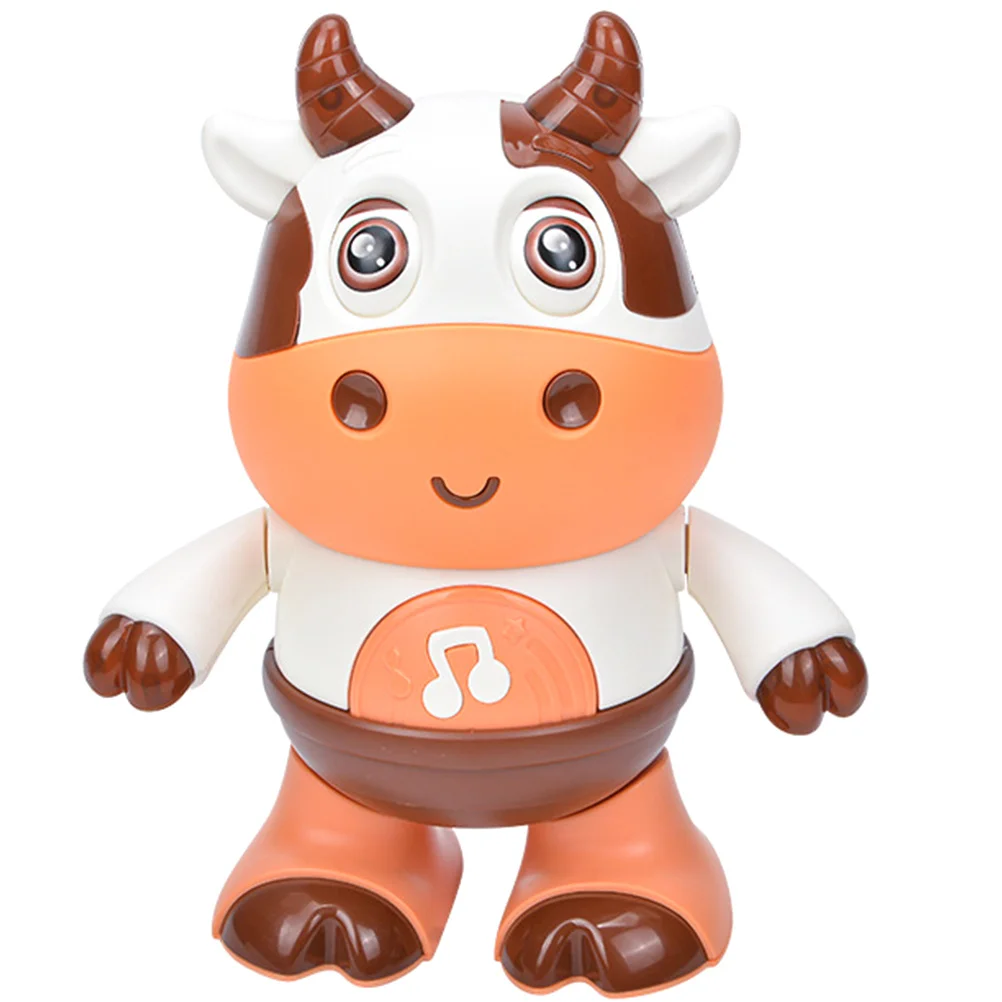Danse compacte enfants Robot vache en forme de lumières son Portable électrique Musical jouet pour enfants enfants