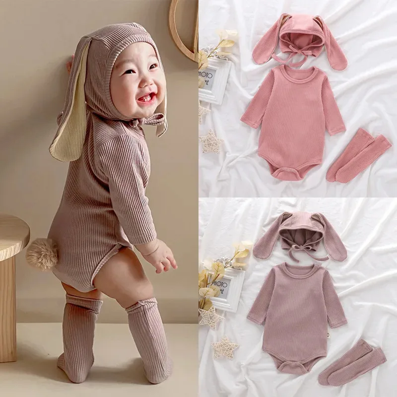 

Umorden Infant Baby Boys Girls Romper Bunny Costume Bodysuit Set Long Rabbit Ear Photography Easter Birthday Fancy Dress 0-24M
