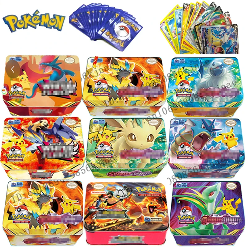 

ГОРЯЧЕЕ ПРЕДЛОЖЕНИЕ: Набор из 42 предметов в металлической коробке Pokemon TAKARA TOMY Battle Toys Lost Origin Pokemons Box с игровыми аниме-картами Пикачу