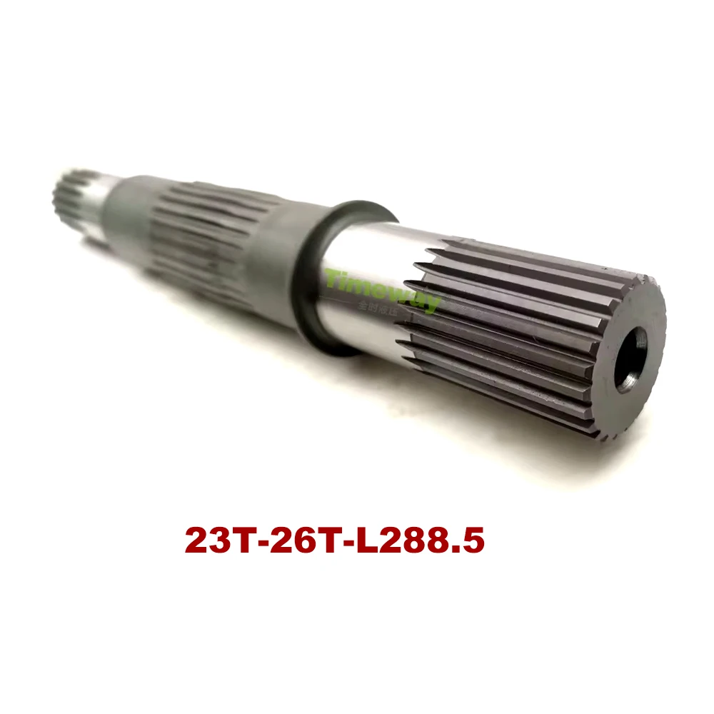 

Hydraulic Pump Parts Pump Shaft for HPR105 Linde Piston Pump Drive Shaft 23T-26T-L288.5mm