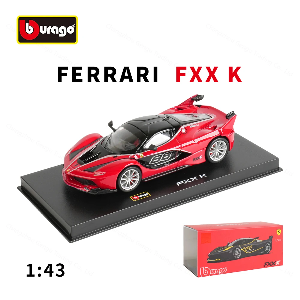 Bburago 1:43 Ferrari FXX K Static Die Cast Vehicles Collectible Model Car Toys