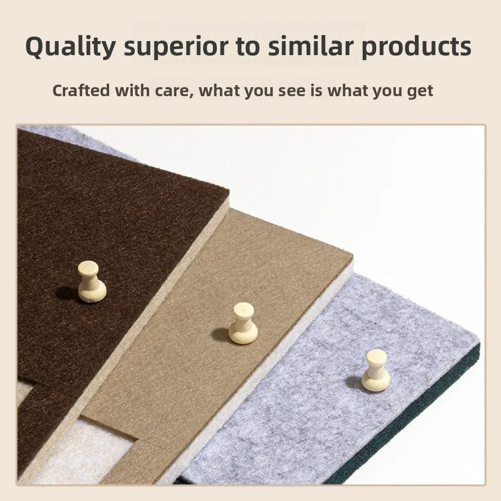 Does Not Hurt Wall Felt Board Decorative Display Rack Storage Board Photo Wall Sticker Self-adhesive Message Board