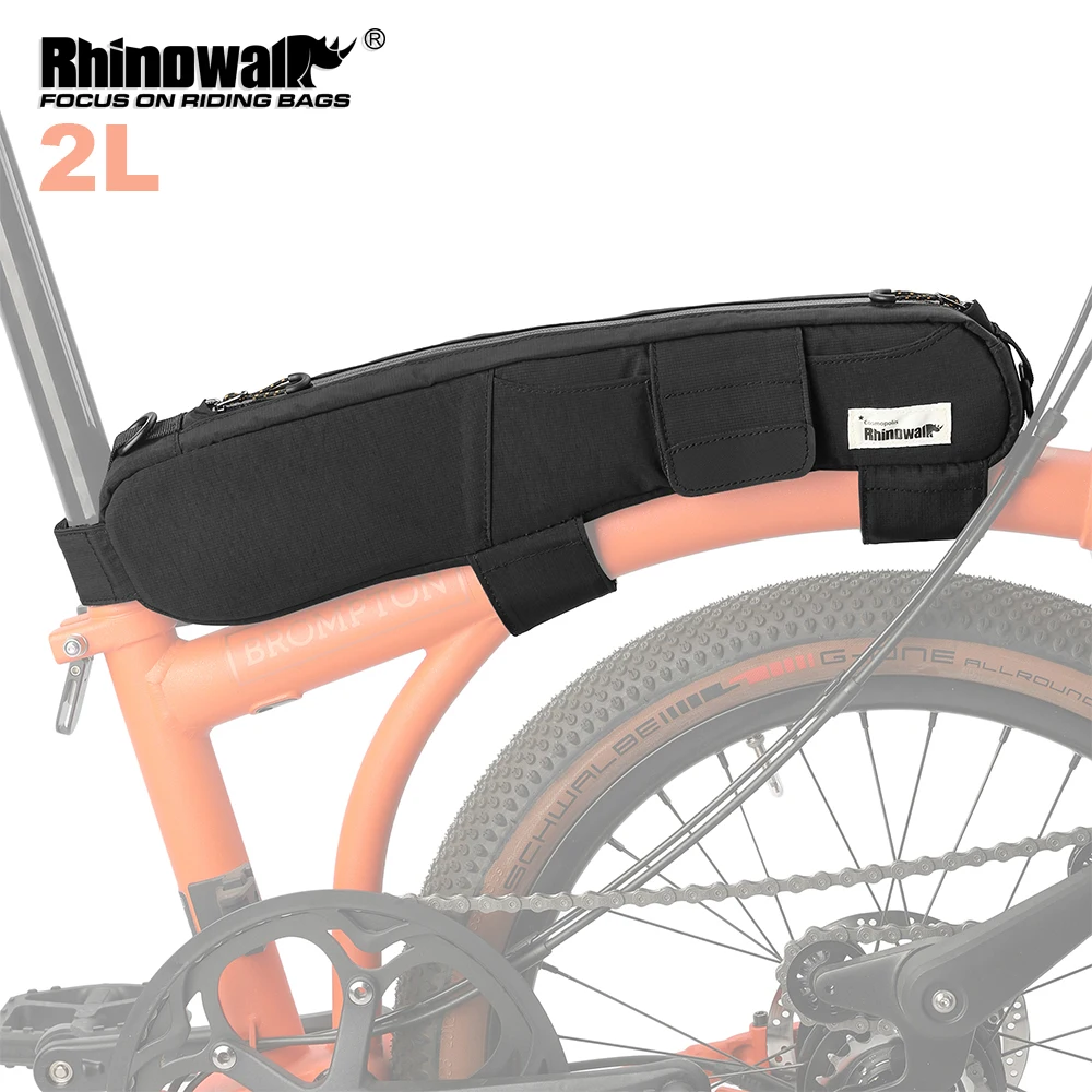 Rhinowalk Bike Top Front Tube Bag 2L Folding Bike Frame Triangle Bag Urban Cycling Storage Pack Bicycle Accessories