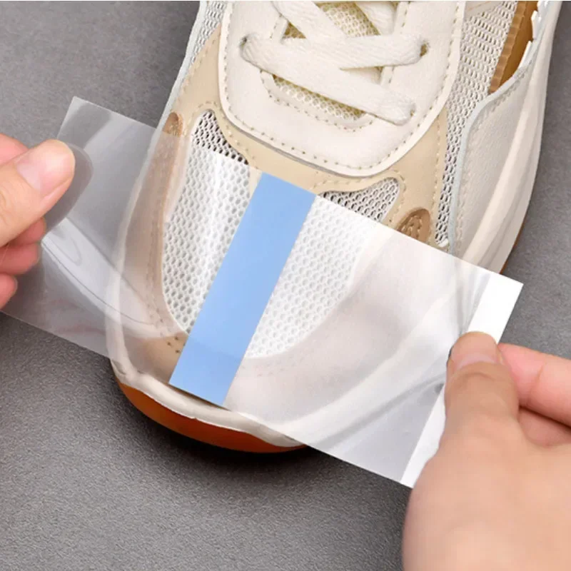 

PU Film Toe Waterproof Sticker Waterproof Dirt Proof Protective Tape On Rainy Days Invisible Shoe Toe Covers for Men and Women