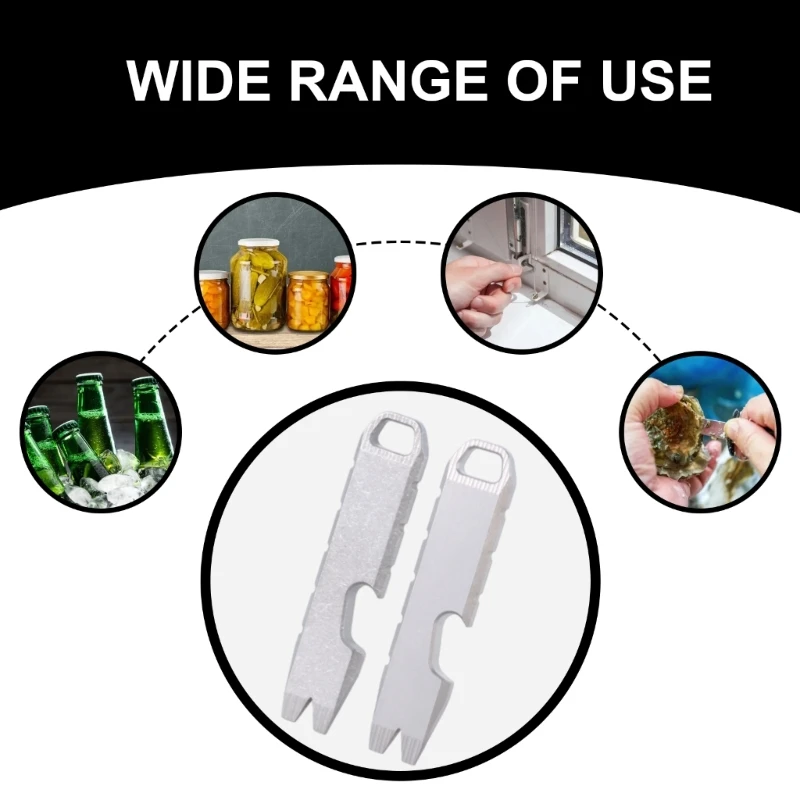 โลหะ Prybar Crowbars Multi เครื่องมือที่เปิดขวดมัลติฟังก์ชั่นสำหรับ Camping Dropship