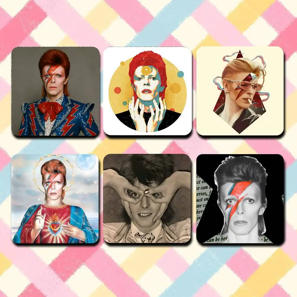 D-David Singer B- Bowies Cute Cartoon Anime Refrigerator Magnets Soft Magnetic Heat Transfer Refrigerator Magnets Gift