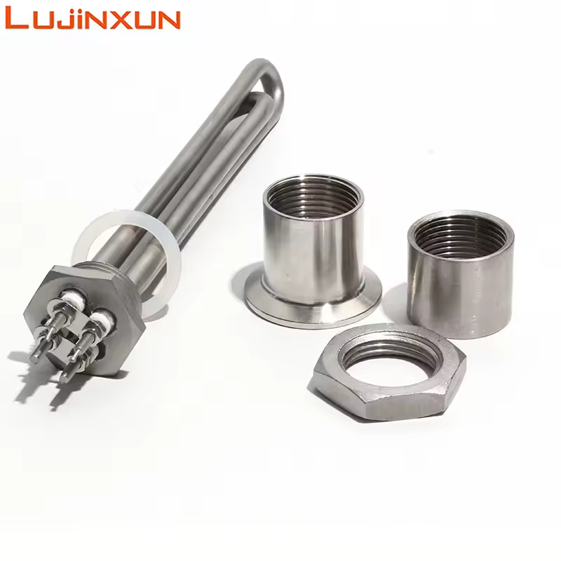 Lujinxun 300W/600W DN25/1 pollici Elemento Riscaldante Per Scaldabagno Solare DC12V/24V/48V Riscaldatori Tubolari Tutti 304SS 200mm Lunghezza