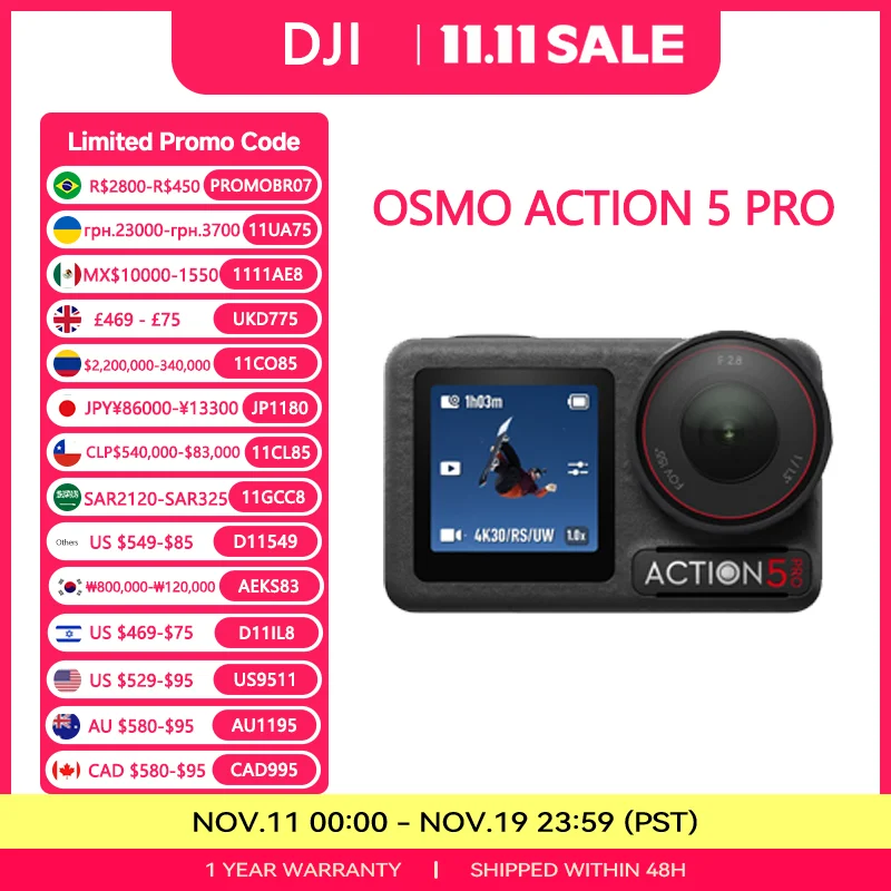 مراجعة مفصلة لـ DJI Osmo Action 5 Pro: الكاميرا المثالية لمحبي الرياضات والفيديوهات الحركية